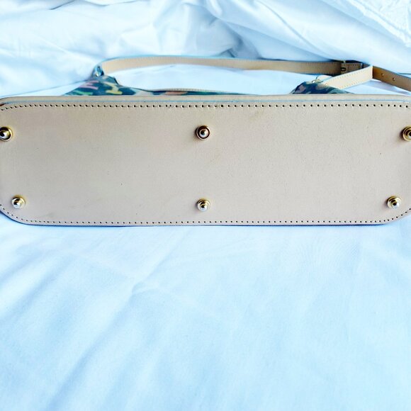 Vintage Dooney & Bourke Multicolor Graffiti Logo Shoulder Bag - Picture 3 of 8